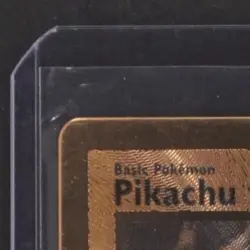2021 POKEMON CELEBRATIONS CLASSIC COLLECTION UPC #58/102 PIKACHU GOLD METAL - Image 3
