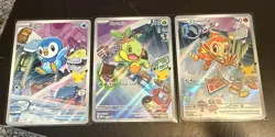 Pokemon 2026 First Partner Illustration Collection Series 1 IR Promos Set 40-42 - Image 1