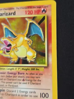 Pokemon TCG 1999 Base Set | Charizard #4/102 Unlimited MP-HP See Pics - Image 4
