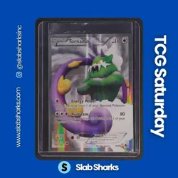 2011 POKEMON BLACK & WHITE EMERGING POWERS #98/98 TORNADUS FULL ART ULTRA RARE - Image 1