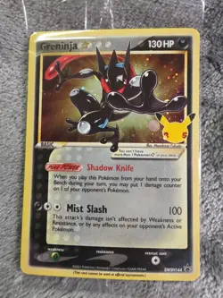 MINT Pokemon Celebrations Greninja Gold Star Star Promo Holo Sealed #SWSH144 - Image 1