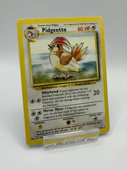 Pokemon TCG Pidgeotto 22/102 Rare Base Set Unlimited WOTC - Image 1