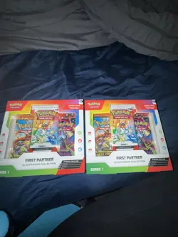 Pokemon First Partner Illustration Collection Series 1 English NEW SEALED LOT X2 - Image 1