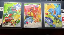 Pokemon TCG First Partner Illustration Collection Series 1 Kanto GEN 1 Starters - Image 1