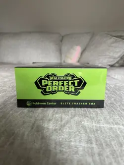 Pokemon Center ETB Mega Evolution Perfect Order Elite Trainer Box Sealed IN HAND - Image 3
