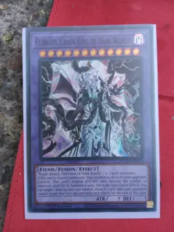 Konami Yu-Gi-Oh! Colorless Chaos King of Dark World 1st Ed Fiend Fusion SD08-EN… - Image 1