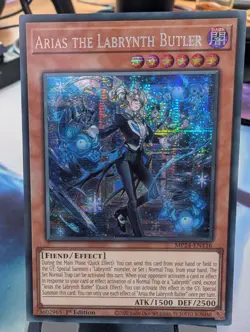 YuGiOh! Arias The Labrynth Butler MP24-EN116 Secret Rare 1st Ed - Image 1