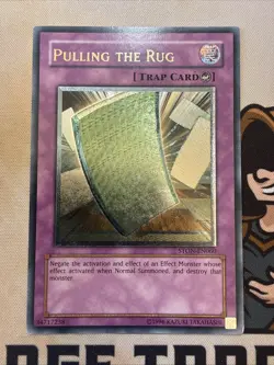 Pulling the Rug STON-EN060 Ultimate Rare Unlimited YuGiOh VLP - Image 3
