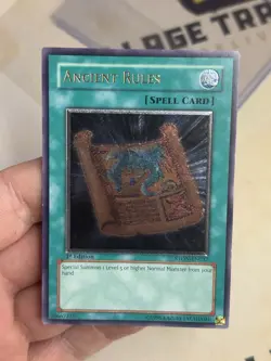 Ancient Rules STON-EN037 1st Edition Ultimate Rare YuGiOh! LP EURO Print - Image 2