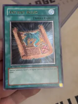 Ancient Rules STON-EN037 1st Edition Ultimate Rare YuGiOh! LP EURO Print - Image 3