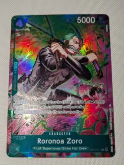 One Piece TCG OP15-EB04 Roronoa Zoro OP13–037 Treasure Rare - Image 2