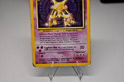Pokemon TCG Alakazam Base Set 1/102 Holo 1999 Wizards Base Set, Damaged, DMG - Image 4