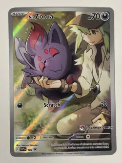 Pokemon TCG N’s Zorua Pokemon Center Stamped - Image 1
