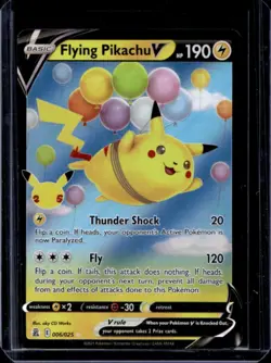 2021 Pokemon SWSH Celebrations Flying Pikachu V #006/025 - Image 1