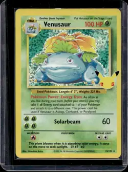 2021 Pokemon SWSH Celebrations Venusaur Classic Collection #15/102 - Image 1