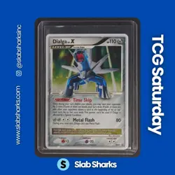 2009 POKEMON D&P BLACK STAR PROMO SPRING COLLECTOR'S TINS #DP37 DIALGA LV.X - Image 1