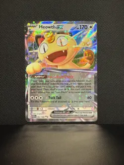 Meowth ex 062/088 Double Rare Pokemon TCG Perfect Order (POR) - Image 1