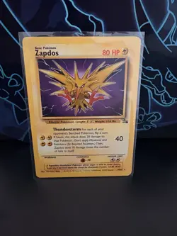1999 Pokemon Fossil Zapdos #30/62 - Image 1