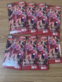 One Piece Heroines Ep-03 Sleeved Blister Packs X8 Tcg Bandai Factory Sealed 💎 - Image 1
