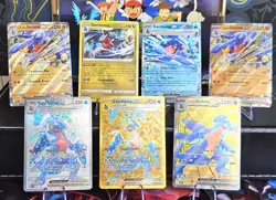 GARCHOMP Pokemon TCG 7 Card Lot🌟 GOLD EX #260 FULL ART EX 219 Cynthia's 215 104 - Image 1