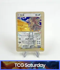 2003 POKEMON SKYRIDGE BOX TOPPER PROMO #11/12 HO-OH CRYSTAL JUMBO CARD - Image 2