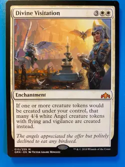 MTG 1x Divine Visitation # 10 Guilds of Ravnica Magic the Gathering Card x1 NM - Image 1