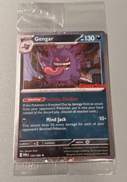 Pokemon TCG Gengar 050/088 Promo Sealed Stamped Gamestop Promo Card - Image 1