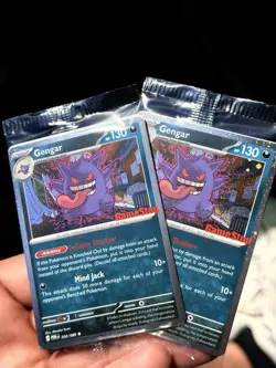 Pokemon Gengar GameStop Promo Holo Cards - Image 1