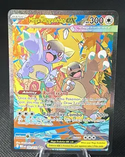 Pokemon TCG Mega Kangaskhan EX 182/132 Mega Evolution Secret Illustration Card - Image 1