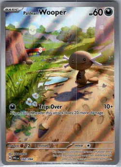 Paldean Wooper 102/094 ME02: Phantasmal Flames - Pokemon Card - NM - Image 1