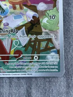 Pokemon Minccino Holo Illustration Rare Card 182/162SV05: Temporal Forces - Image 4