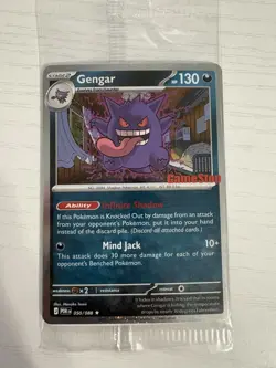 Pokemon TCG Gengar 050/088 Promo Sealed Stamped Gamestop Promo Card - Image 1