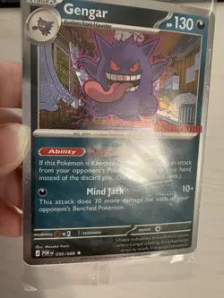 Pokemon TCG Gengar 050/088 Promo Sealed Stamped Gamestop Promo Card - Image 2