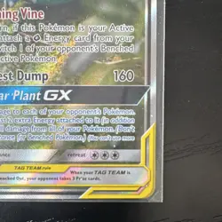 Venusaur & Snivy GX SM229 Sun & Moon Promo TAG TEAM Full Art Holo Card - Image 4