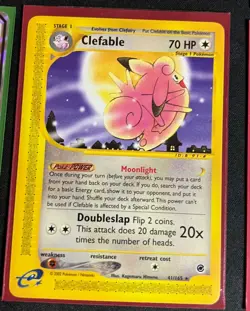 Clefable Non Holo Pokemon TCG Card E Series Expedition 41/165 2002 NM - Image 1