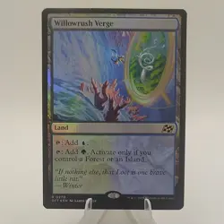 Willowrush Verge FOIL - Aetherdrift MTG NM R0270 Land - Image 1