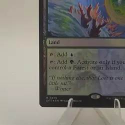 Willowrush Verge FOIL - Aetherdrift MTG NM R0270 Land - Image 2