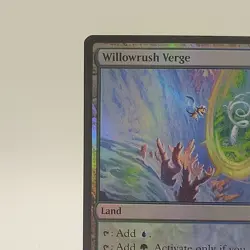 Willowrush Verge FOIL - Aetherdrift MTG NM R0270 Land - Image 5