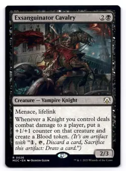 Exsanguinator Cavalry NM Commander: March of the Machine 0026 MTG Regular - Image 1