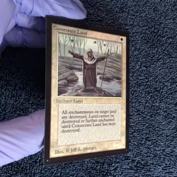 CONSECRATE LAND International Collector's Edition MTG Unplayed Near mint - Image 4