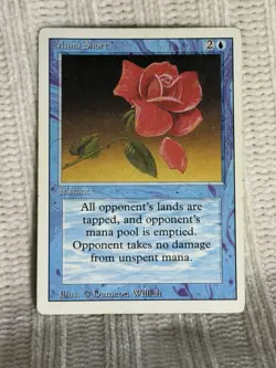 MTG Magic Mana Short Revised Edition Instant Rare Dameon Willich English - Image 1