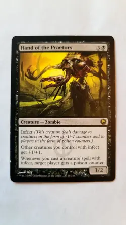 Magic MTG: 3x Hand of the Praetors Scars of Mirrodin #66/249 All MP-LP - Image 3