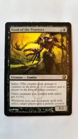 Magic MTG: 3x Hand of the Praetors Scars of Mirrodin #66/249 All MP-LP - Image 5