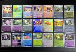 Pokemon Card Lot Of 21 Pokeball And Masterball Pattern NM Prismatic , BB , WF - Image 1