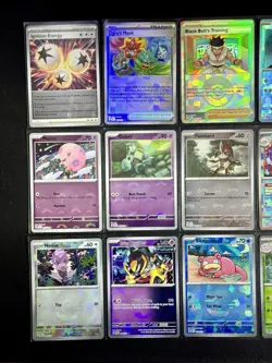 Pokemon Card Lot Of 21 Pokeball And Masterball Pattern NM Prismatic , BB , WF - Image 2