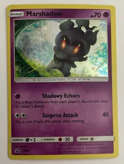 Marshadow SM93 Pokemon TCG Sun & Moon Black Star Promo Holo LP - Image 1