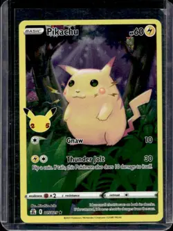 2021 Pokemon SWSH Celebrations Pikachu Holo #005/025 - Image 1