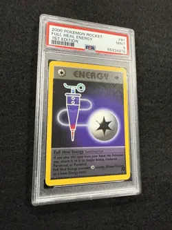 Pokemon Full Heal Energy #81 From Team Rocket 1st Edition in a PSA 9 !! - Image 2