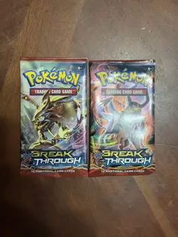 Pokemon TCG: XY- (2) Break Through Booster Packs- NEW/FACTORY SEALED - Image 1