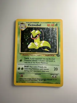 Pokemon TCG Victreebel Holo Rare Unlimited Jungle Card 14/64 Vintage 1999 - Image 1